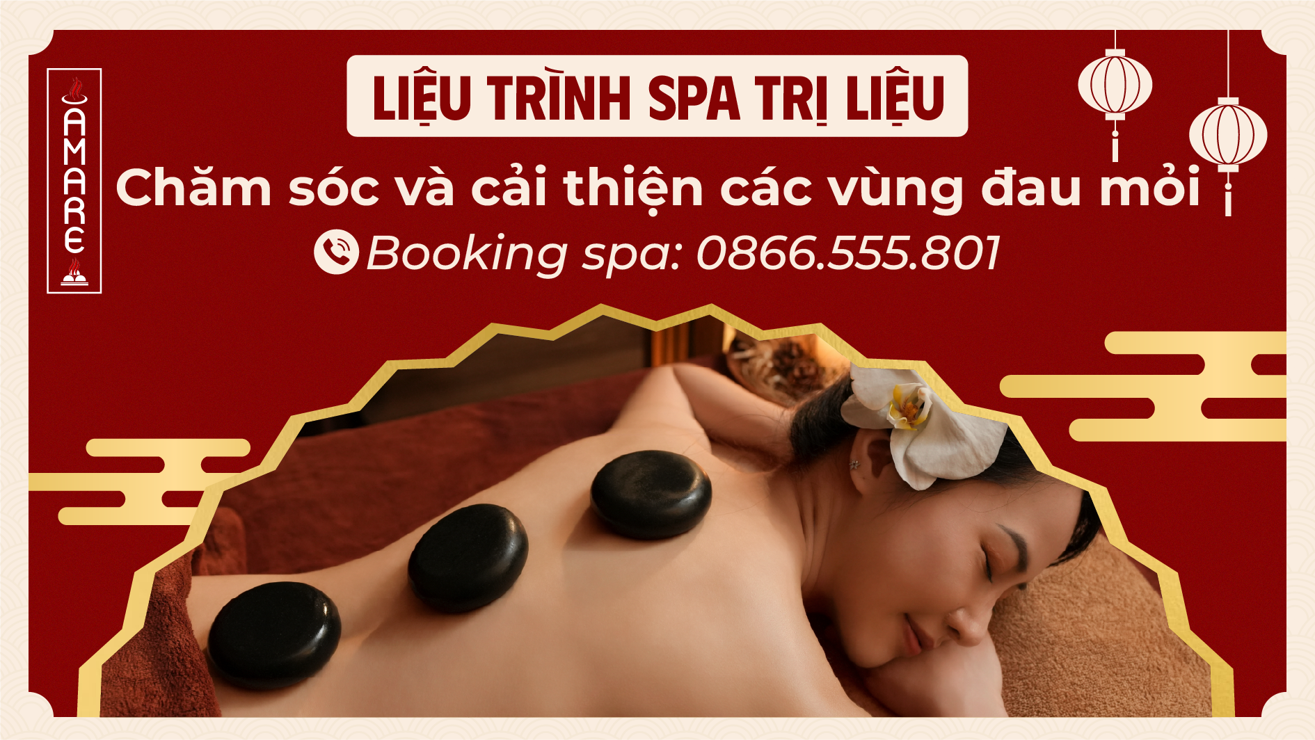 Liệu trình spa trị liệu AMARE Thăng Long