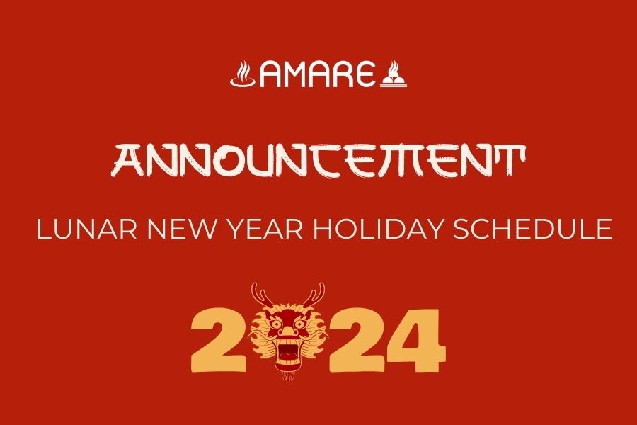 Announcement lunar new year holiday schedule Amare