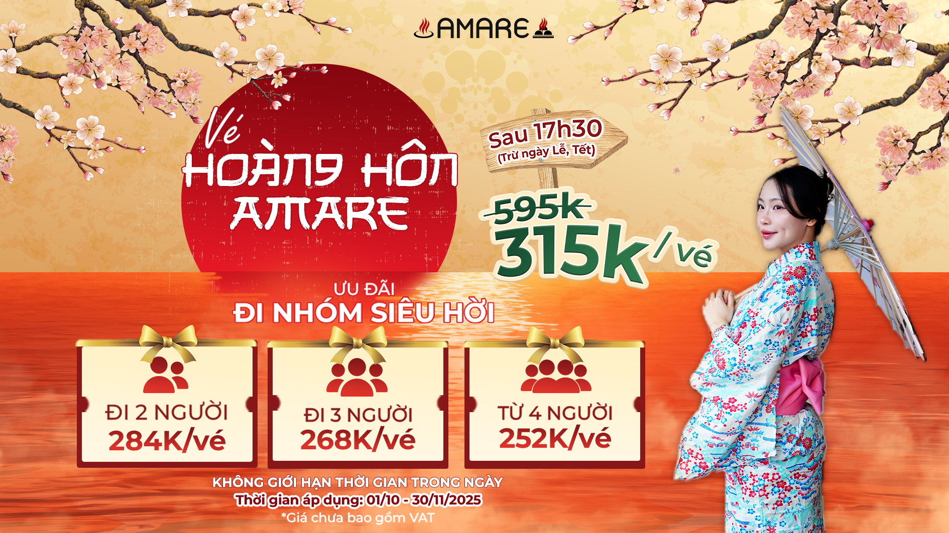 Chương trình ưu đãi Vé Hoàng Hôn