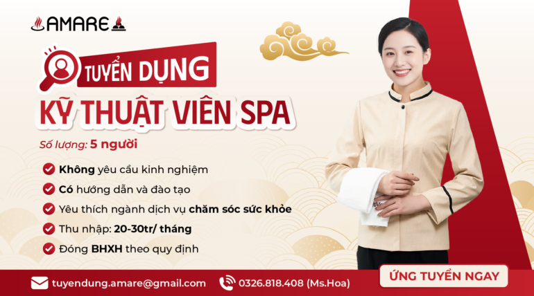 tuyển dụng kỹ thuật viên spa