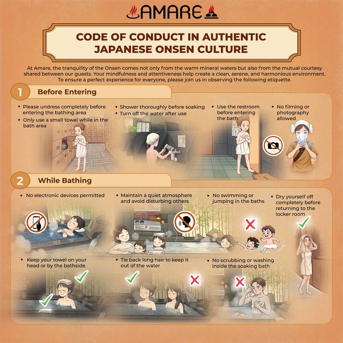 Code Of Conduct In Authentic Japanese Onsen Culture