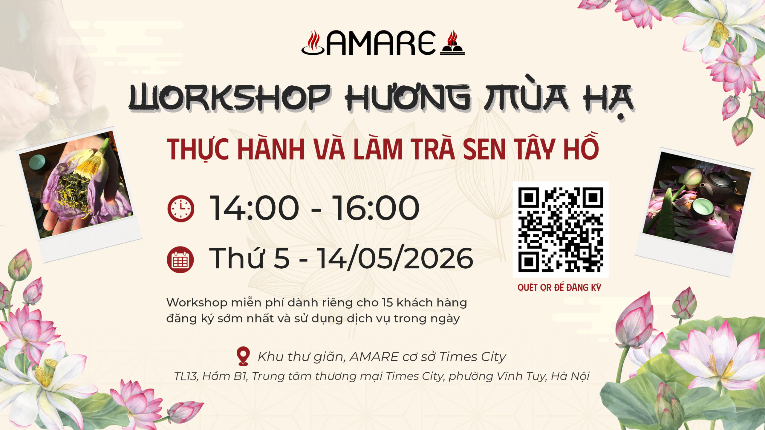 workshop-huong-mua-ha-amare-times-city