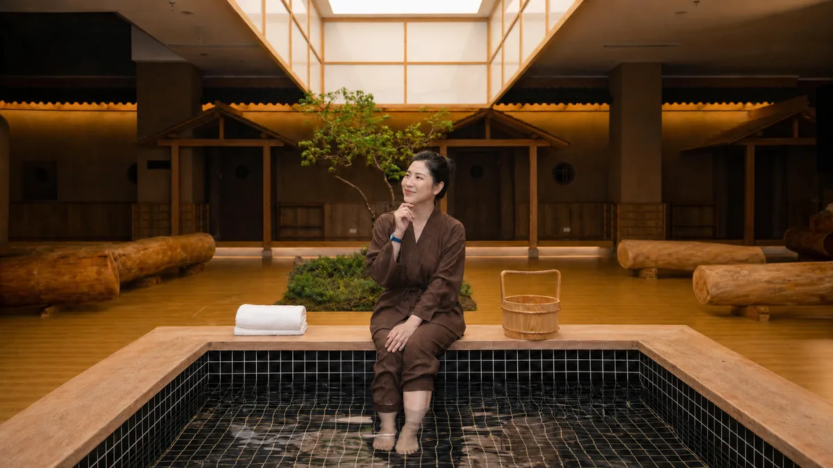 Khách cân nhắc lựa chọn Onsen hoặc Sauna theo nhu cầu cá nhân