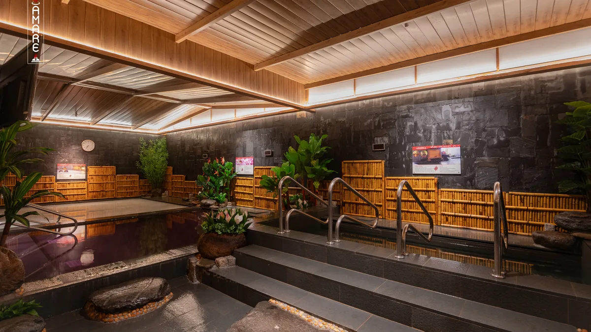 Khu tắm khoáng Onsen tại AMARE Times City
