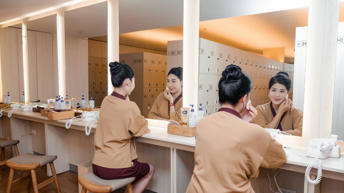 Hạn chế trang sức và phụ kiện khi vào khu Onsen tại AMARE