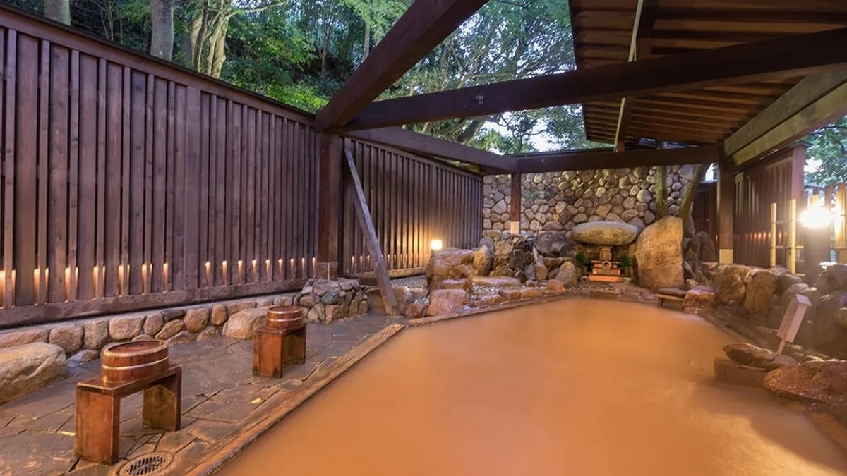 Khu tắm Onsen tại Arima, Nhật Bản
