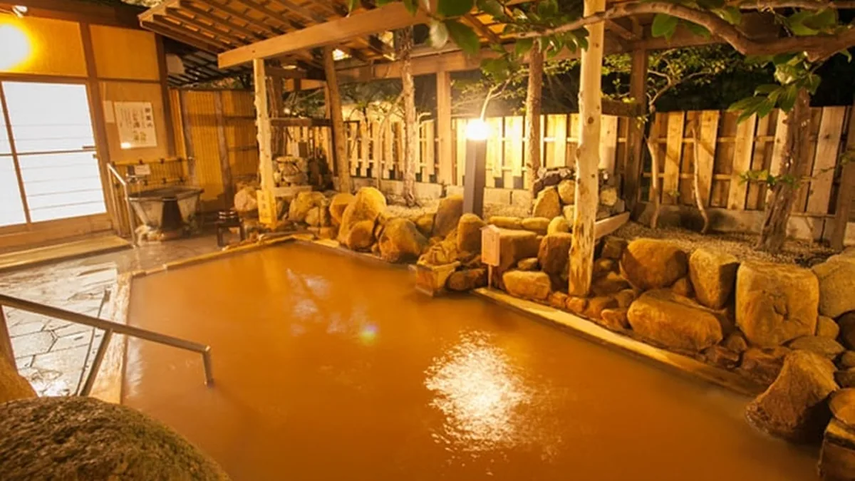 Khu tắm Onsen tại Arima, Nhật Bản