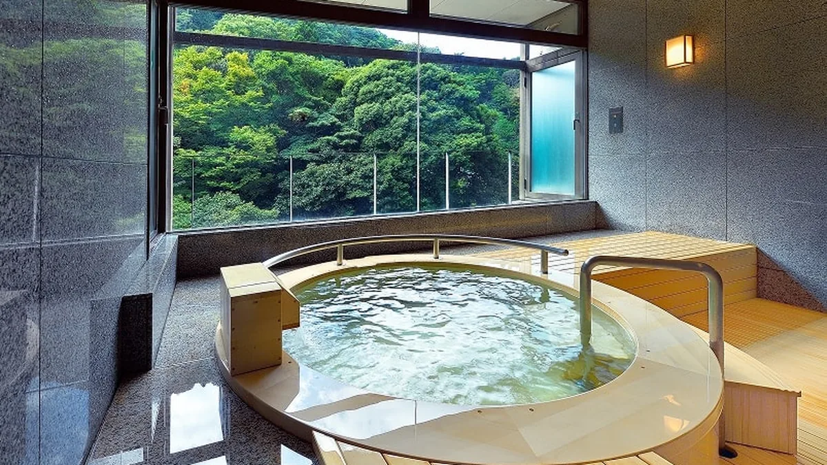Khu tắm Onsen tại Arima, Nhật Bản