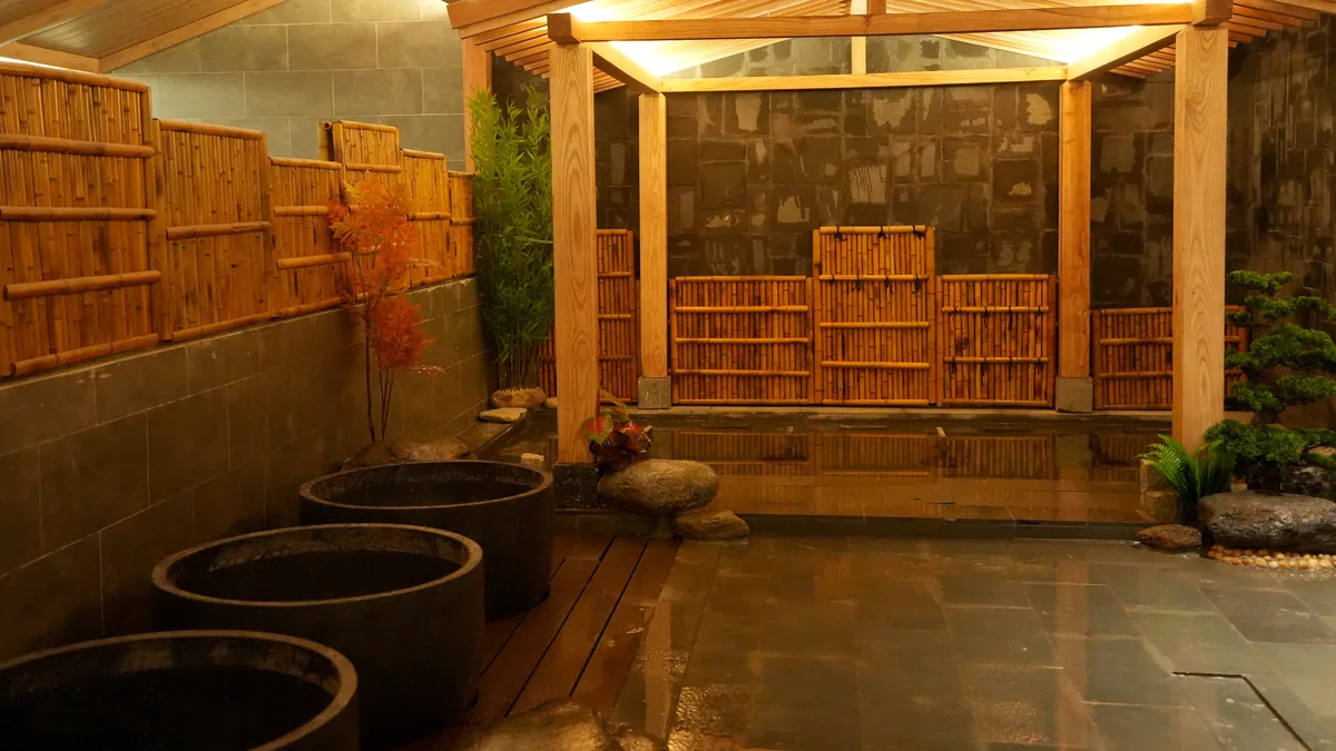Không gian Onsen AMARE cho lưu ý thể trạng khi sử dụng dịch vụ nhiệt