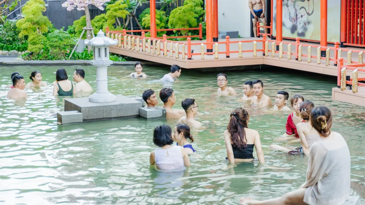 Khu tắm Onsen phong cách Nhật tại Da Nang Mikazuki