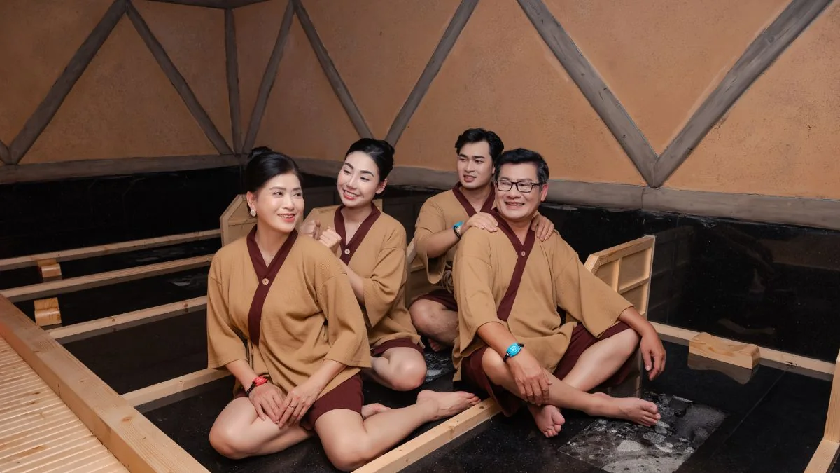 Không gian Jjimjilbang tại AMARE dành cho nhóm bạn